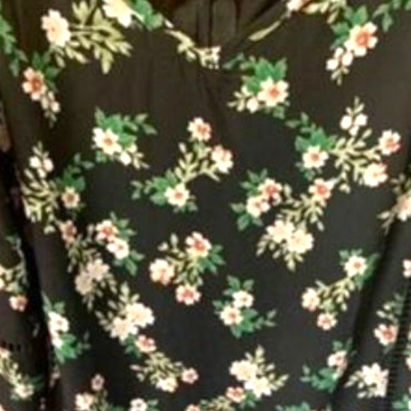 CITY CHIC  Black & Green  Daisy Print Midi Tank Dress - Picture 4 of 9